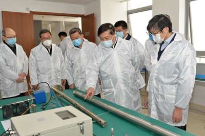 山东省科技厅厅长唐波到访美核电气视察复工复产情况